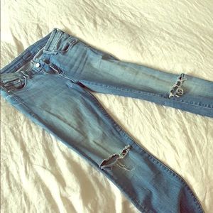 Ankle Fray jeans